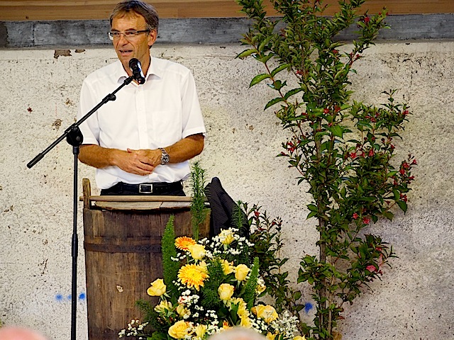 Verabschiedung von Bezirksvorsteher Hans-Peter seiler in den Ruhestand Kelter Stuttgart Hedelfingen 28.8.2015