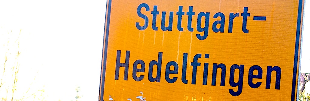 Stuttgart Hedelfingen Ortsschild