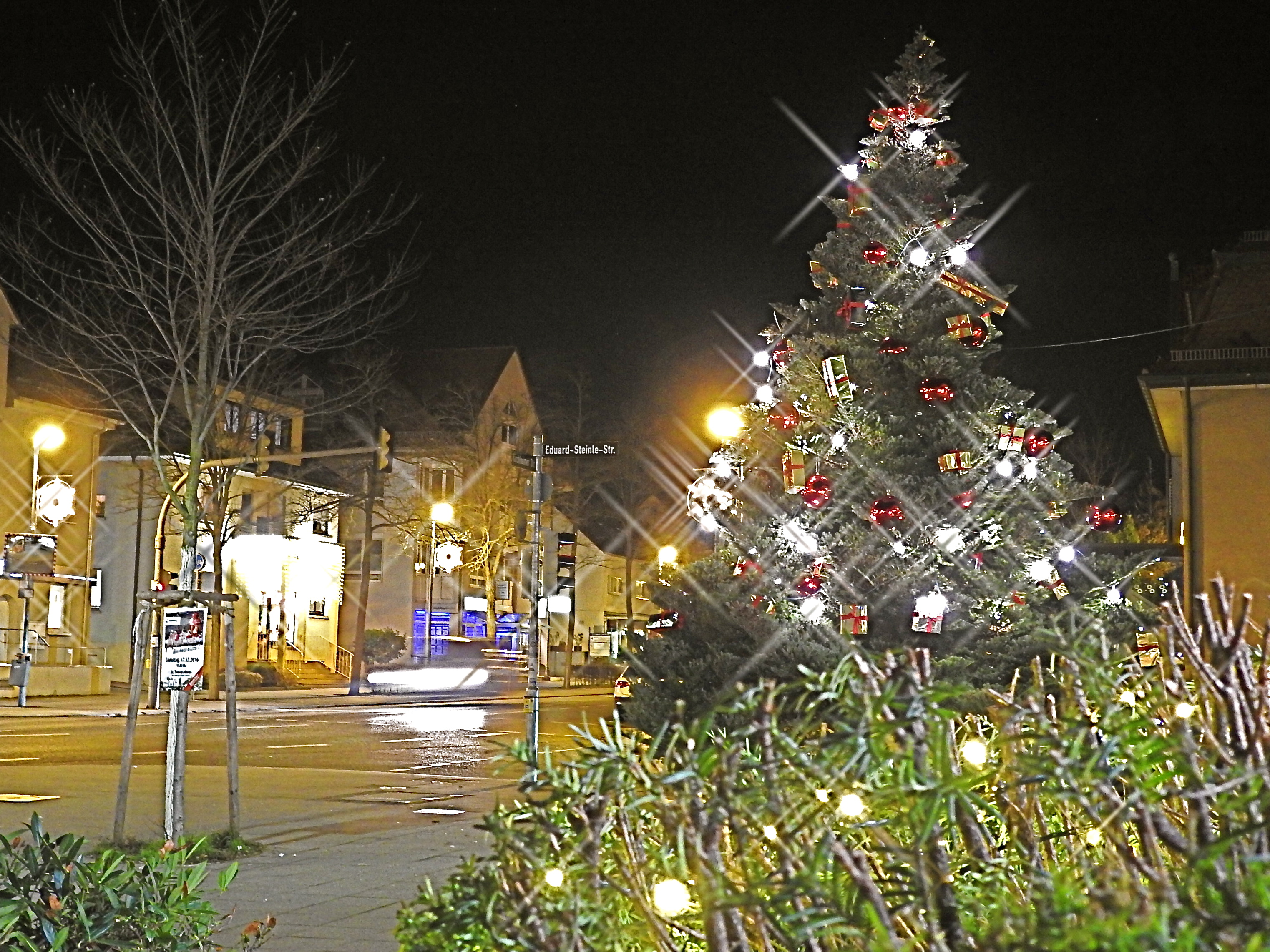 Weihnachtsbaum in Sillenbuch 2016
