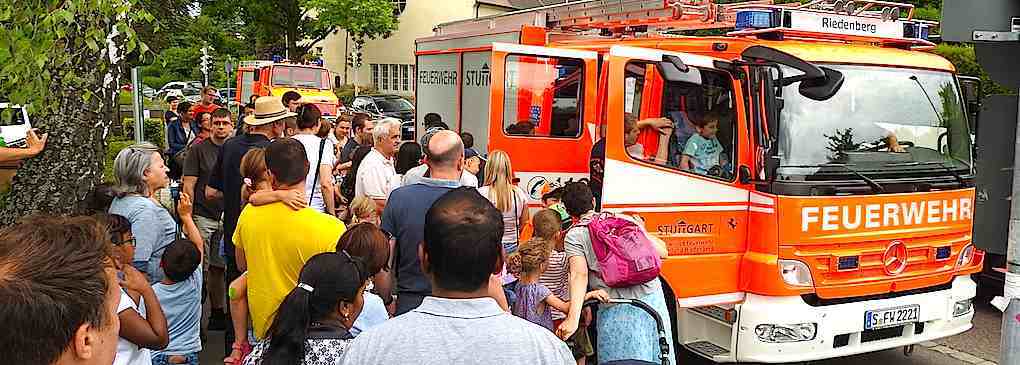 Kinder- und Sommerfest bei der Freiwilligen Feuerwehr Stuttgart Riedenberg 25.6.2017