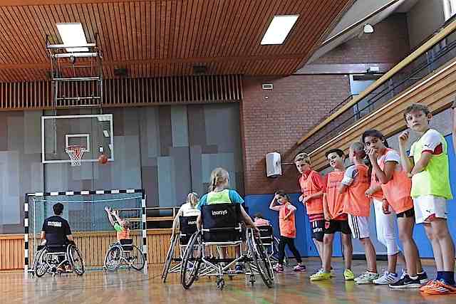 Inklusionsprojekt Handicap macht Schule Grund- und Werkrealsschule Stuttgart Heumaden 27.6.2017