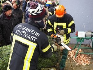 Christbaumverkauf bei der Feuerwehr Riedenberg 2.12.2017