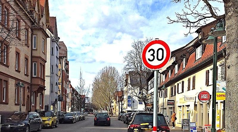 Tempo 30 Ulmer Straße Stuttgart Wangen