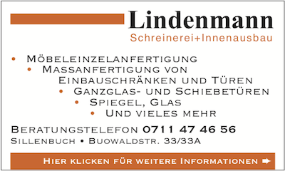Lindenmann Schreinerei Banner