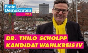 Bannerwerbung Thilo Scholpp FDP zur LTW2021