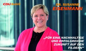Anzeige Susanne Eisenmann LTW 2021