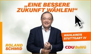 Anzeige Roland Schmid zur Landtagswahl Motiv 2