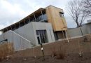 Neues Jugendhaus in Wangen von Flatow-Halle aus gesehen