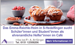 Anzeigenwerbung für Emma-Reichle-Heim