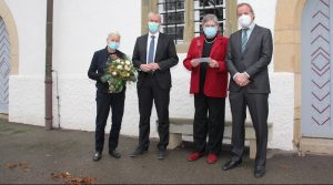 Heldemarie Futterer, Christof Bolay, Irmgard Brendgen, Andreas Futterer am Klosterhof Ostfildern-Nellingen