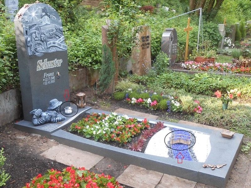 Grab Schuster auf dem Friedhof Rohracker