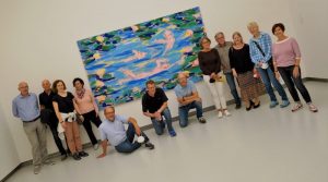 Gruppe der SportKultur in der Kunsthalle Tübingen