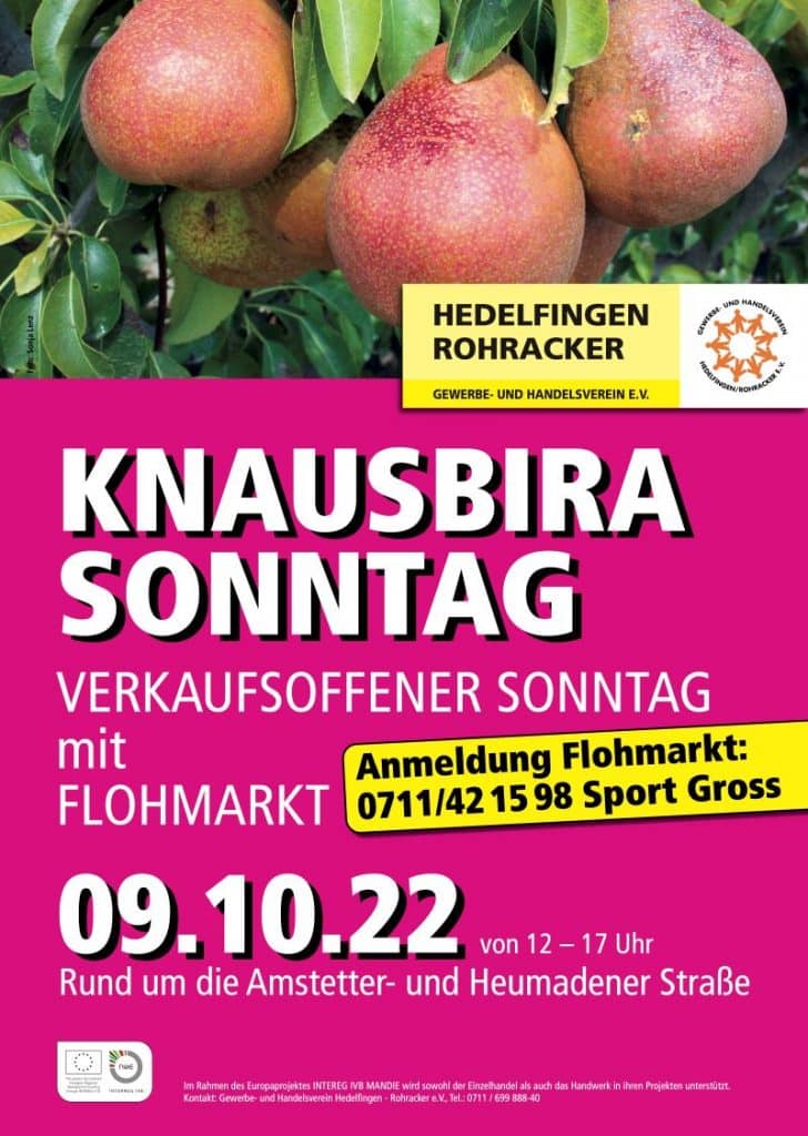 Knausbira-Sonntag in Stuttgart-Hedelfingen am 9.10.2022