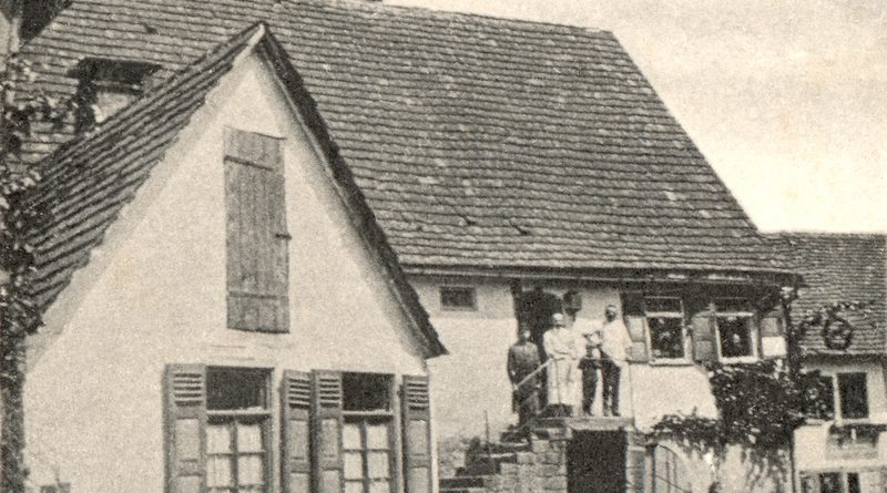 Gasthaus Löwen in Ruit um 1900