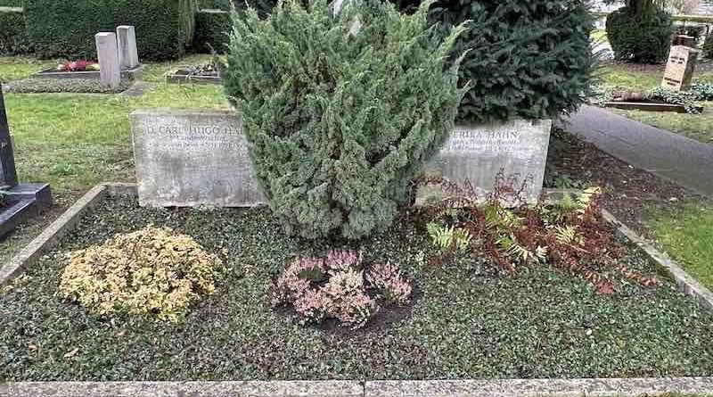 Grab Hahn auf dem Friedhof Stuttgart-Hedelfingen