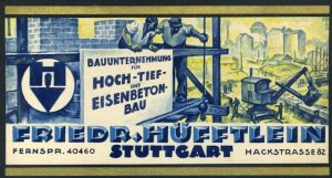 Kalenderausschnitt aus den 1920er Jahren mit einem Werk von August Gumbart
