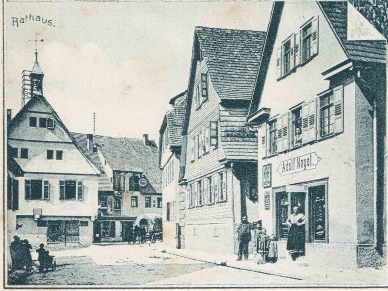 Rathaus Hedelfingen um 1900