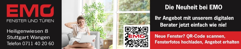 Anzeige der Firma EMO Fenster und Türen ab Dezember 2025