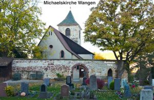 Friedhof und Michaelskirche Wangen mit Rohracker Törle