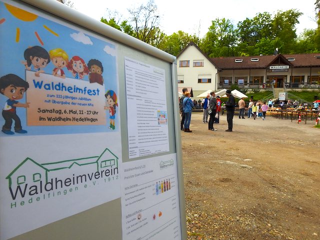 Waldheimfest mit Kita-Einweihung in Hedelfingen 6.5.2023
