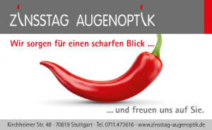 Werbeanzeige Zinsstag Augenoptik