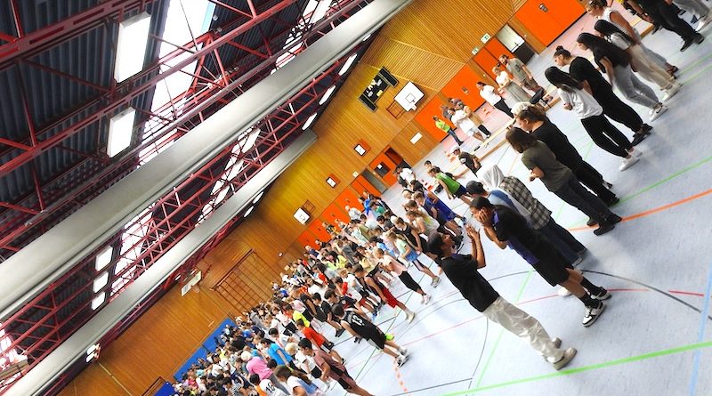 Schülerfestival in der Sporthalle am Steinenberg Hedelfingen