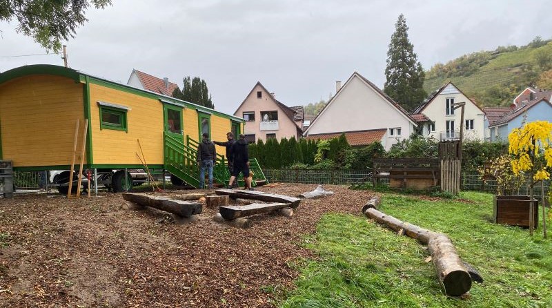Bauwagen Waldkindergarten Naturstrolche in Rohracker