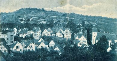 Blick über Rohracker um 1910
