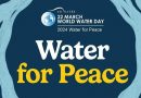 Plakat zum Weltwassertag am 22.3.2024