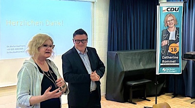 Catherine Rommel und Stefan Kaufmann im Atrium Sillenbuch