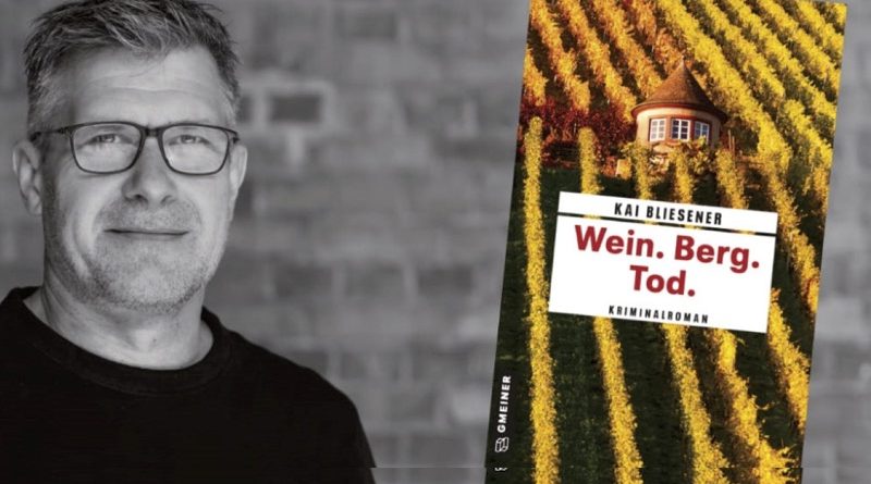 Kai Bliesener mit seinem Krimi Wein. Berg. Tod.