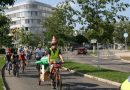 Fahrradkolonne im Scharnhauser Park
