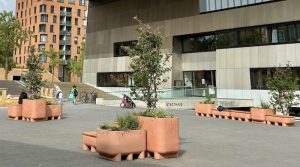 Pop up-Projekt auf dem Stadthausplatz im Scharnhauser Park