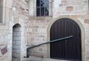 Alte Kirche Hedelfingen beschädigtes Fallrohr Oktober 2025