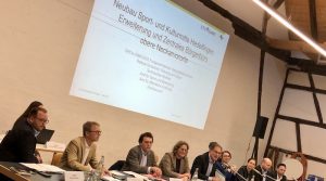 Podium der Bezirksbeiratssitzung am 14.10.2025 in Wangen