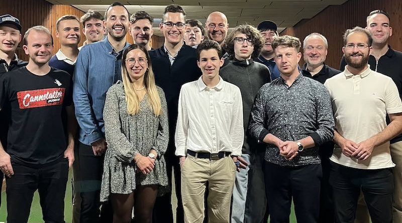 Gruppenbild des JU-Vorstands Cannstatt/Neckar im Oktober 2025