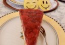 Himbeerkuchen auf Teller