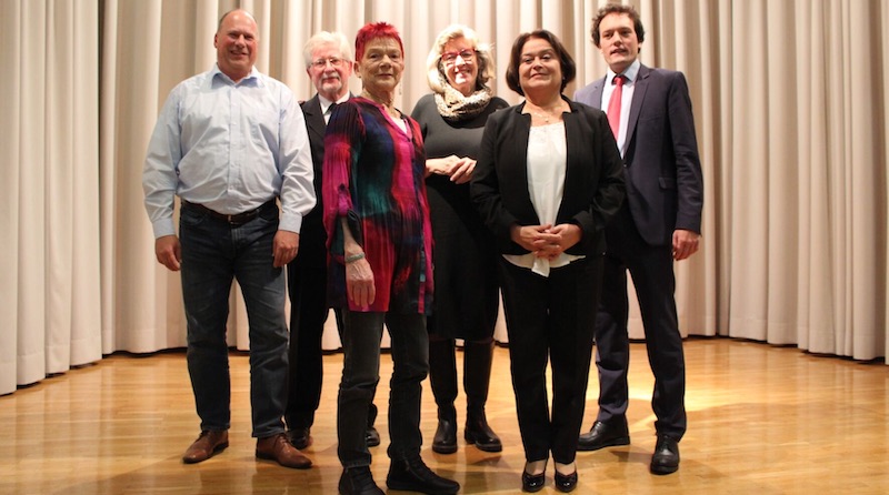 Gruppenbild der Empfänger der Stuttgarter Ehrenmünze in Wangen am 24.10.2025
