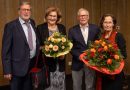 Klaus und Marianne Stadelmaier, Manfred Riesle und Gerda Storz beim Festabend im Augustinum am 27.11.2025