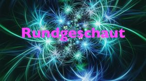 Feuerwerk mit eingebautem Schriftzug „Rundgeschaut”