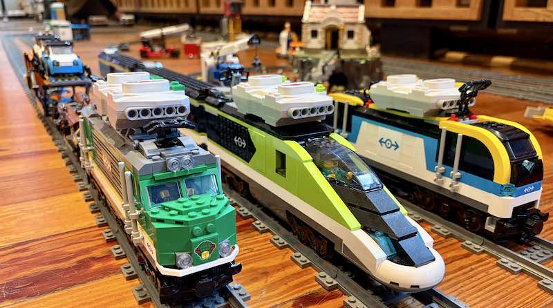 Eisenbahnmodell bei „LEGO® bewegt” am 17.1.2026 in der Kreuzkirche Hedelfingen