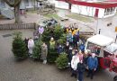 Mitmacher der Tannenbaumsammlung 2026 beim Ev. Gemeindehaus Wangen