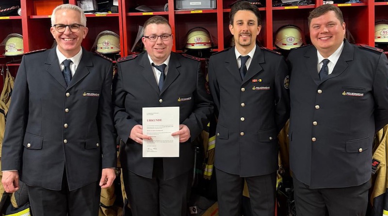 Das neue Kommando der Freiwilligen Feuerwehr Hedelfingen 2026