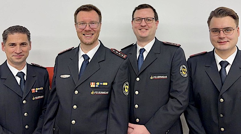 Führungsspitze der Feuerwehr Riedenberg 2026