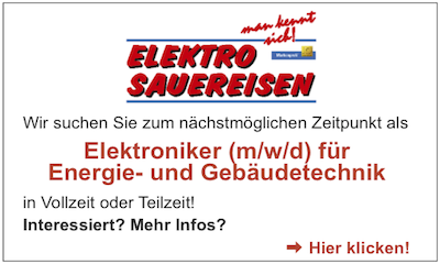 Stellenanzeige Elektro Sauereisen