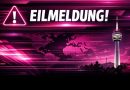Grafik mit Ausrufezeichen und Text „Eilmeldung”