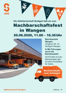 AWS Nachbarschaftsfest in Wangen am 20.6.2026