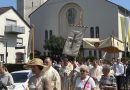 Fronleichnamsprozession vor St. Christophorus in Wangen