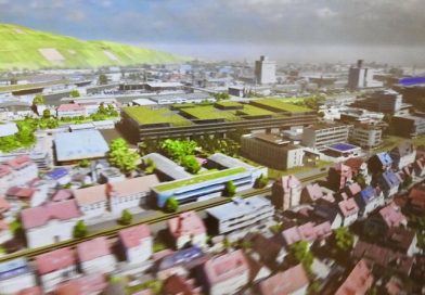 Ausschnitt aus einer Videopräsentation zum neuen LogistikHub in Wangen