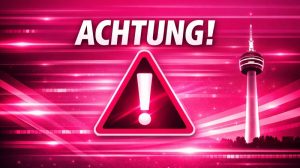 Beispielmotiv für besondere Ankündigungen auf wilih.de mit dem Schriftzug Achtung!